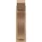 Ekena Millwork 6-in W x 18-in D x 22-in H Funston Slat Rough Cedar Woodgrain TimberThane Outlooker, Primed Tan OUTUR060X18X22FST24RCPR - alternate 5